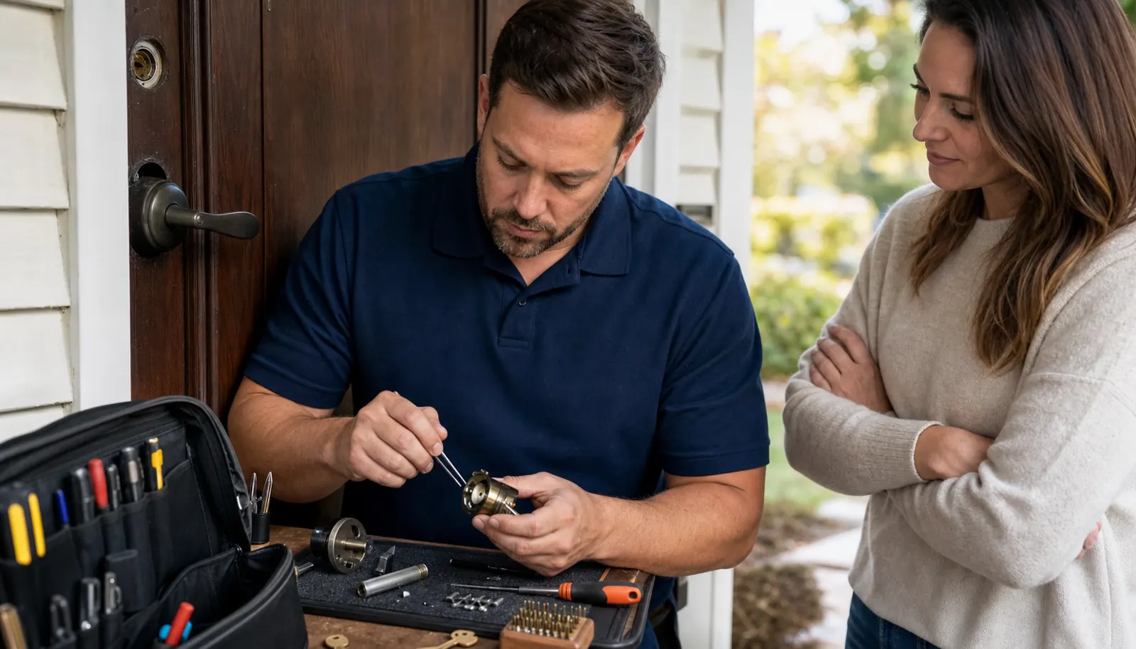 Change Locks & Rekey service in La Presa CA